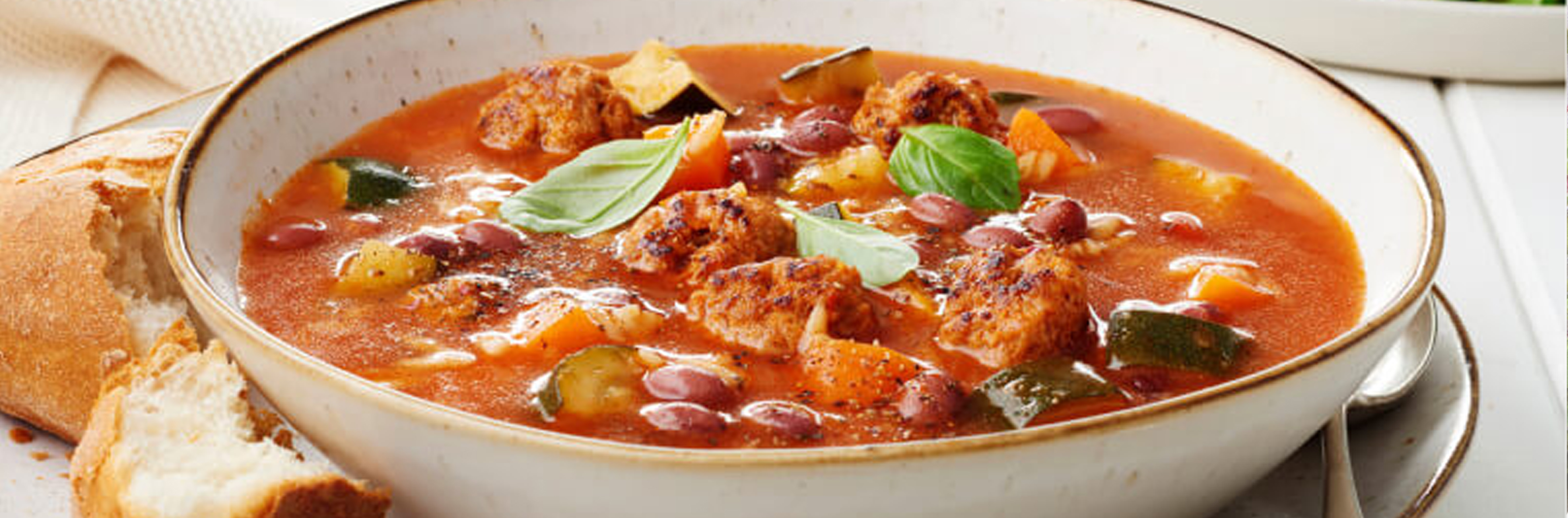 Hearty Meatball Soup